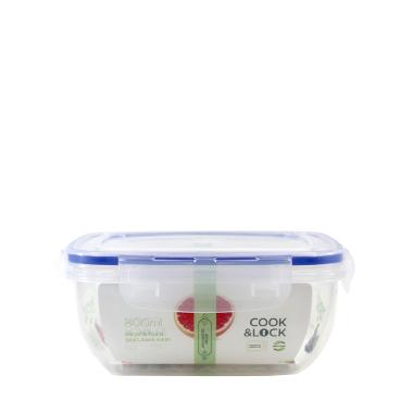 Δοχείο cook lock ορθογώνιο 800ml