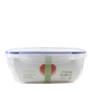 Δοχείο cook lock ορθογώνιο 2300ml